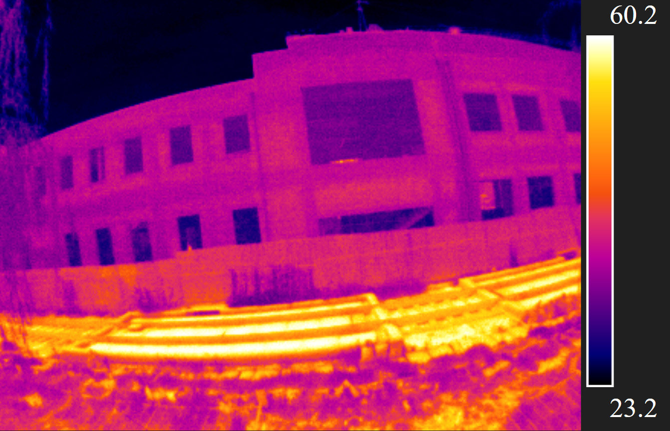利用格物优信红外热像仪对作业工厂全视场范围测温