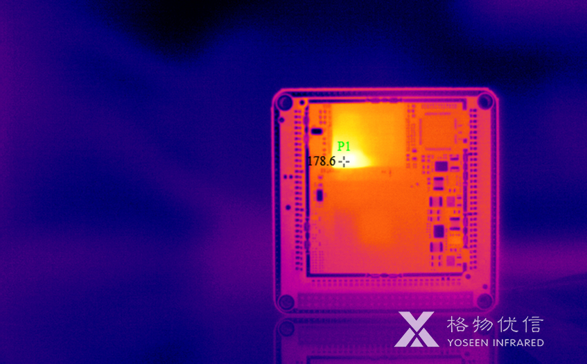 电路板异常高温均可通过红外热像图显示出来